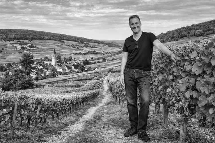 Winzer François Lequin von der Domaine René Lequin-Colin im Burgund